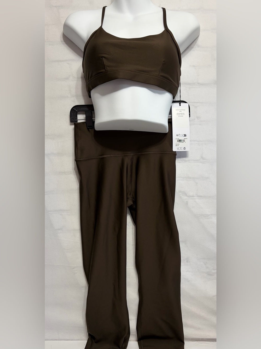 ALO Yoga Kids Brown High-Waist Leggings